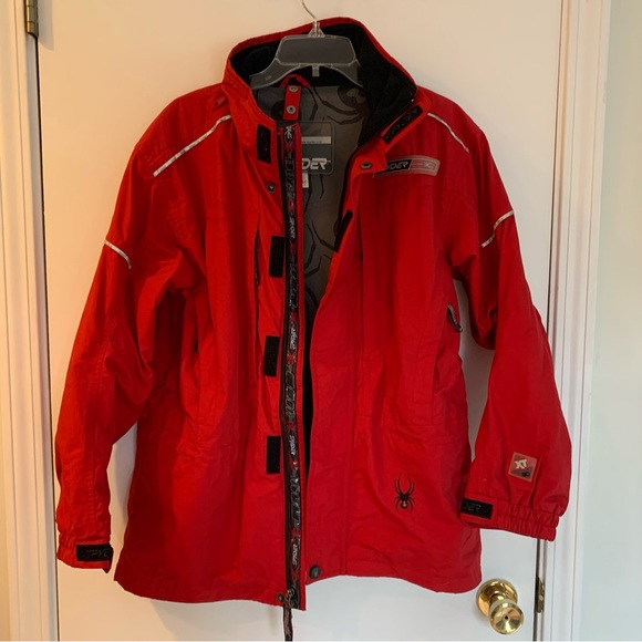 Spyder Jackets & Coats Womens Spyder Xt 500 Red Ski Jacket No Hood